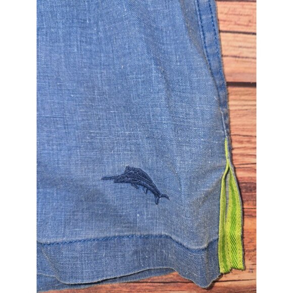 Tommy Bahama Mens Linen Shirt XL - Camp Collar - Picture 7 of 8